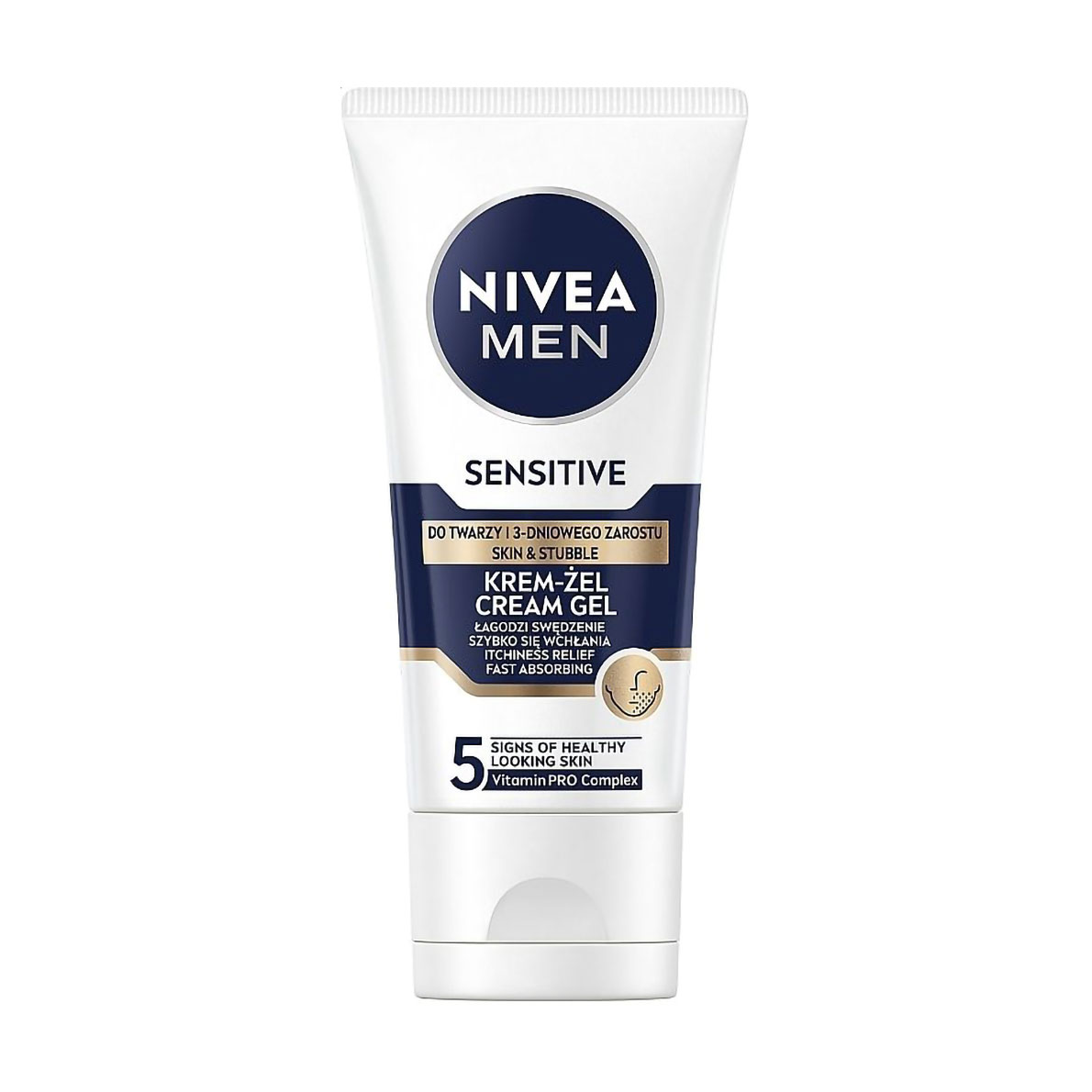 Чоловічий крем-гель NIVEA MEN Sensitive Cream Gel для чутливої шкіри обличчя та щетини, 50 мл